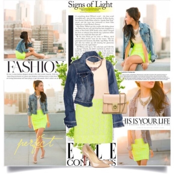J. Crew postage skirt in neon floral - Picture 6 of 6